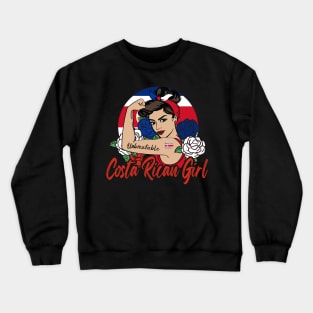 Costa Rican Girl Crewneck Sweatshirt